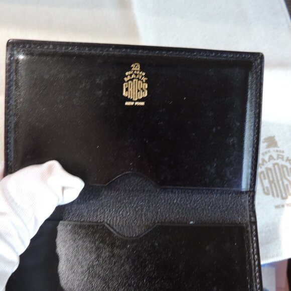 MARK CROSS Vintage Black Card Case Never used - Picture 4 of 4